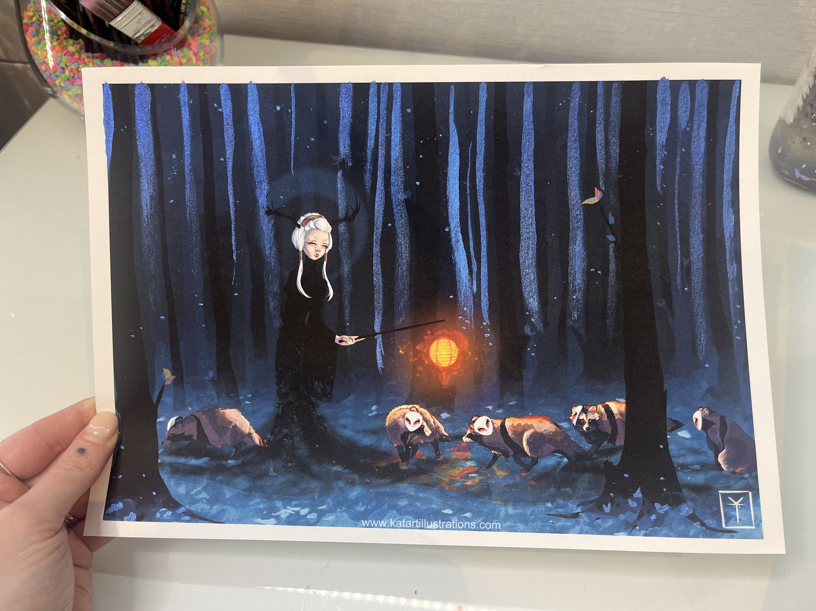 版画 Roamcouch Trevi Hand-Embellished Roamcouch