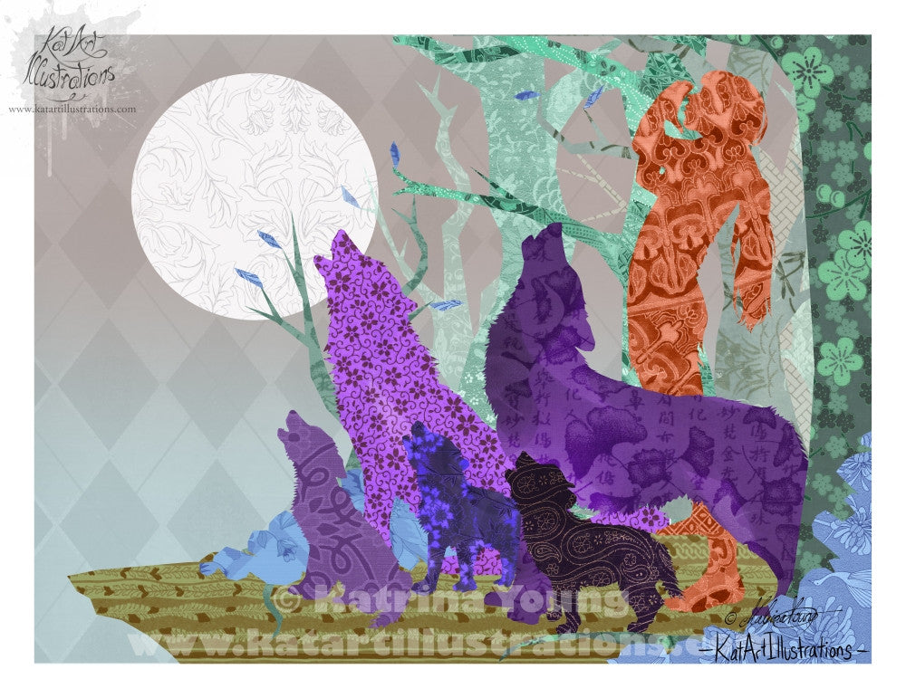 Moon Tribe A3 (16.5 x 11.7 in) Art Print