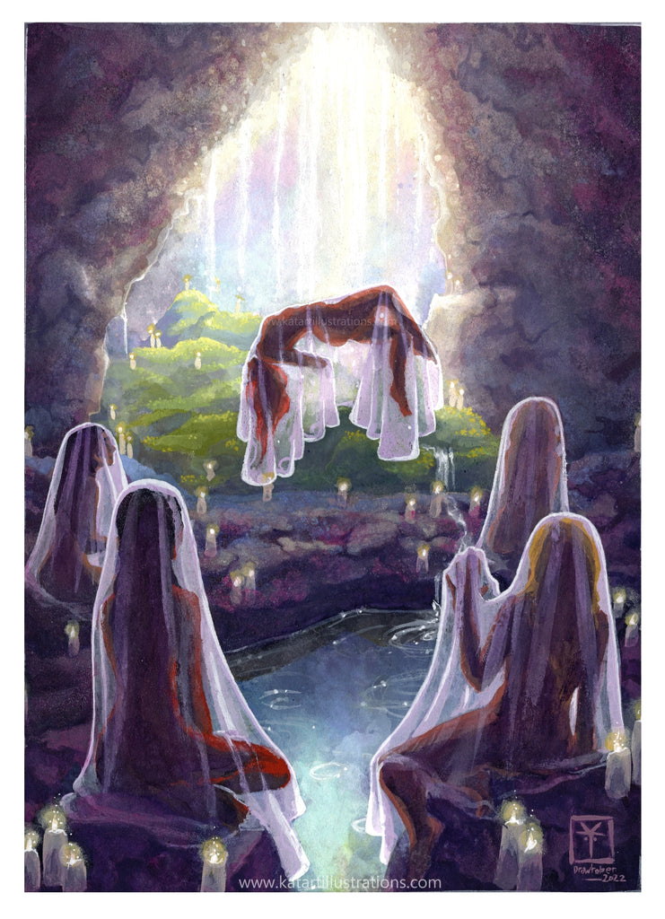 'Candlelit Coven' Fine Art Print