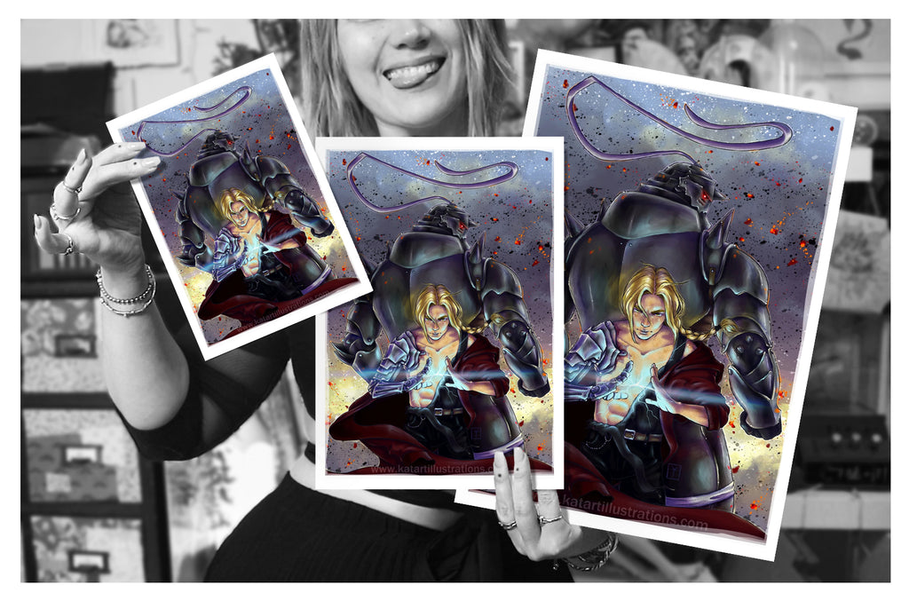 'The Brothers Elric' Fine Art Print